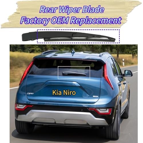 Rear Wiper Blade for Kia Niro & Niro EV 2023-2025 Fit for Hybrid EX Touring SX
