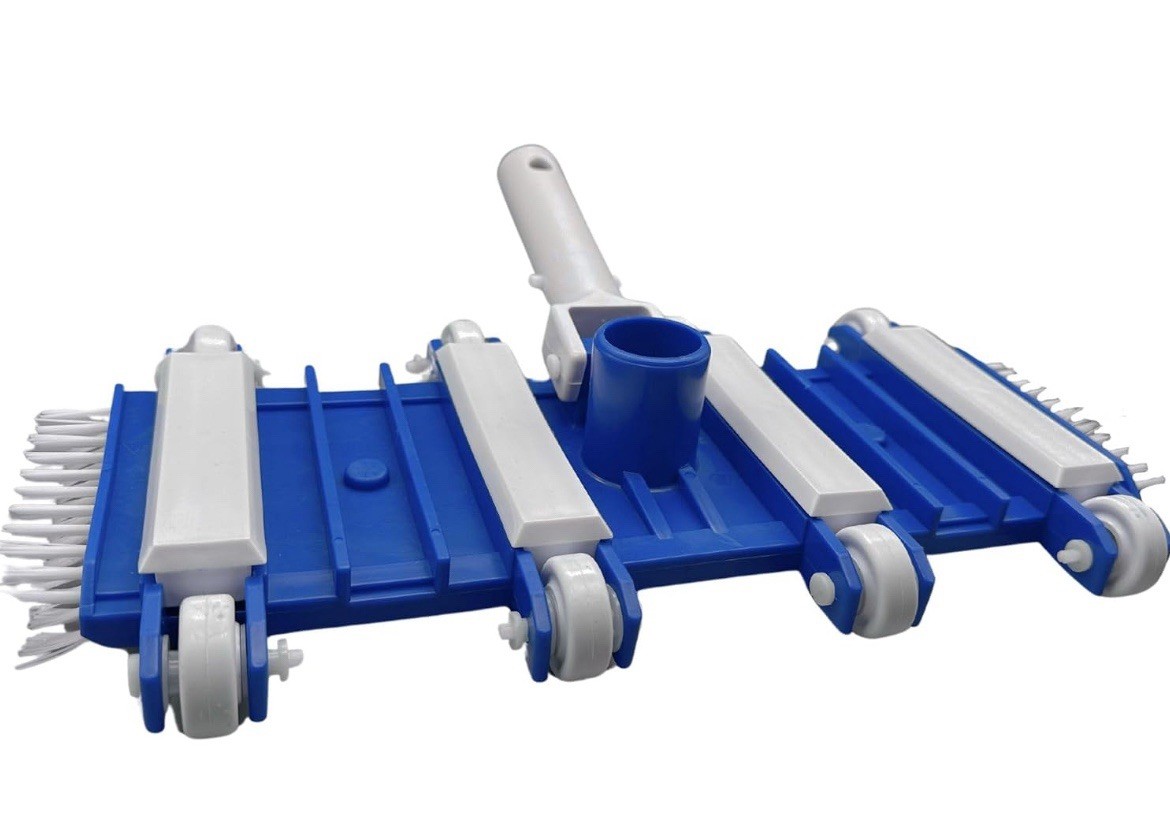 Deluxe 15-Inch Pool Vacuum Head with Wheels for Above Ground & Inground Pools
