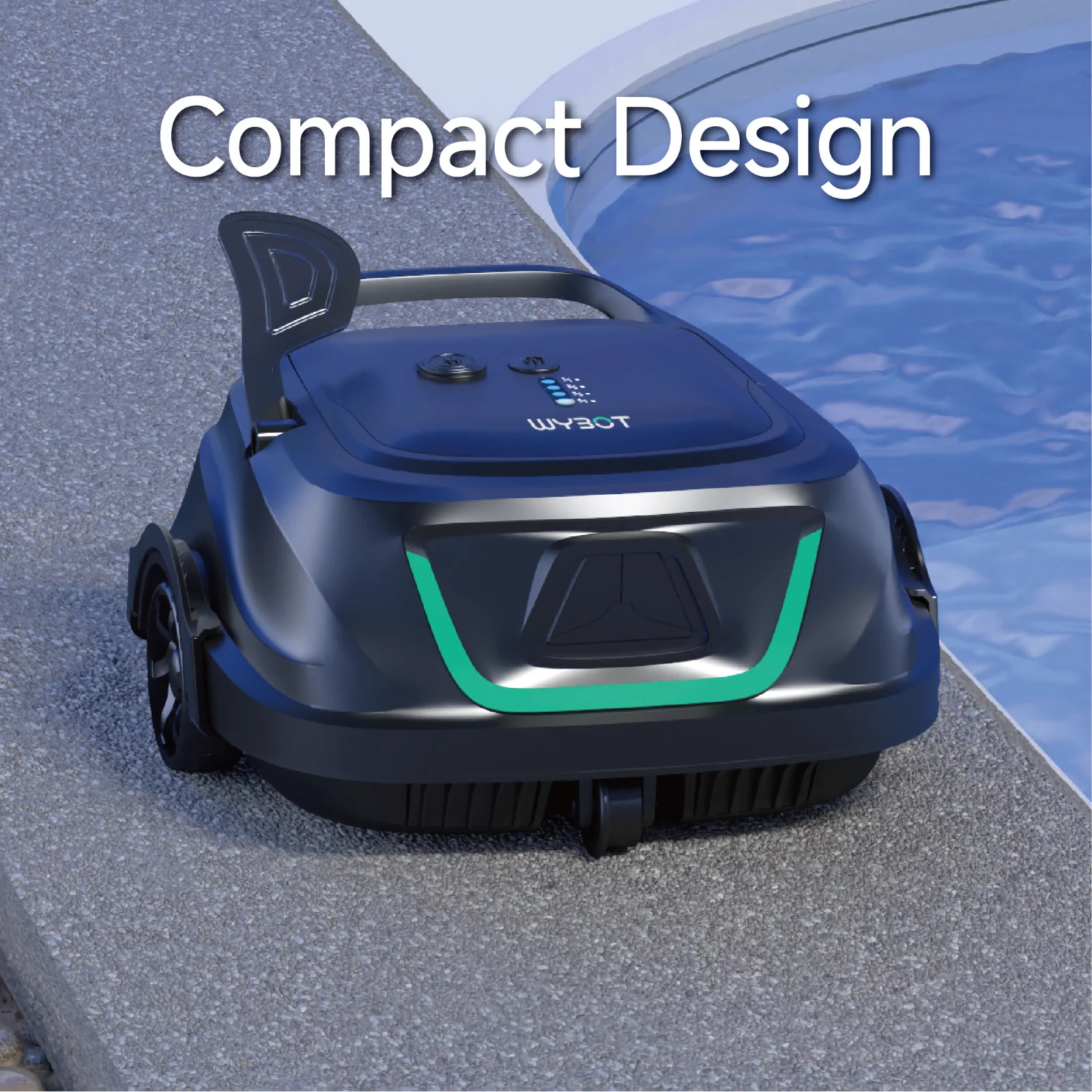 WYBOT A1 Cordless Robotic Pool Cleaner, Automatic Pool Vacuum – WYBA1
