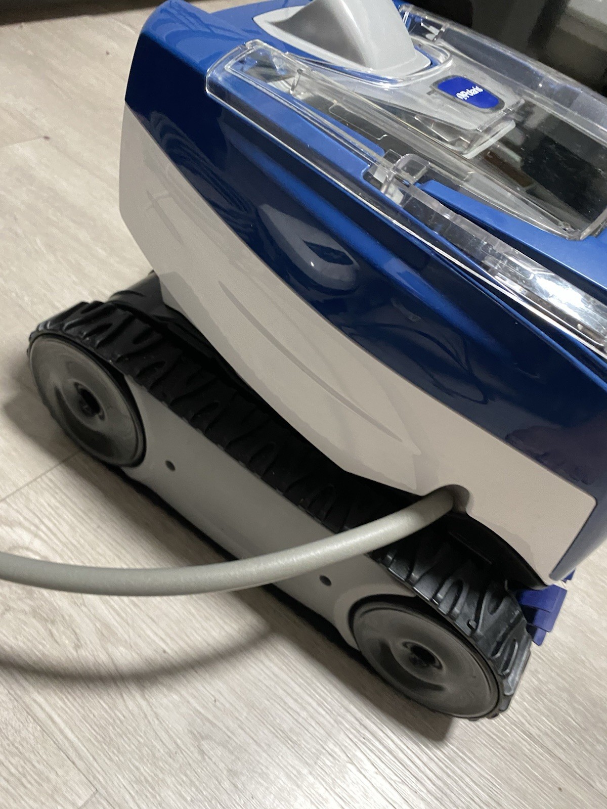 Polaris Robotic Pool Cleaner Blue Gray Plastic with Power Supply and Cable
