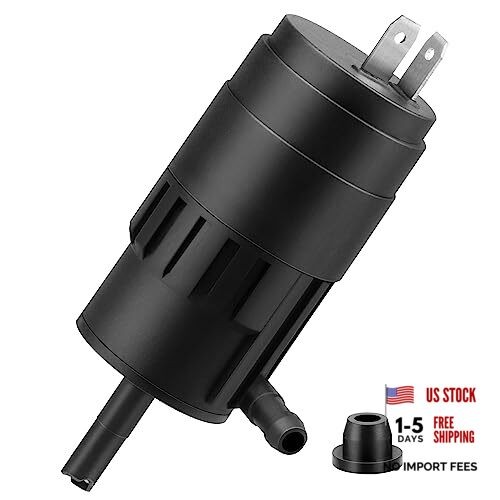 066011A Windshield Washer Motor Pump w/Grommet, Replacement for 1986-2019