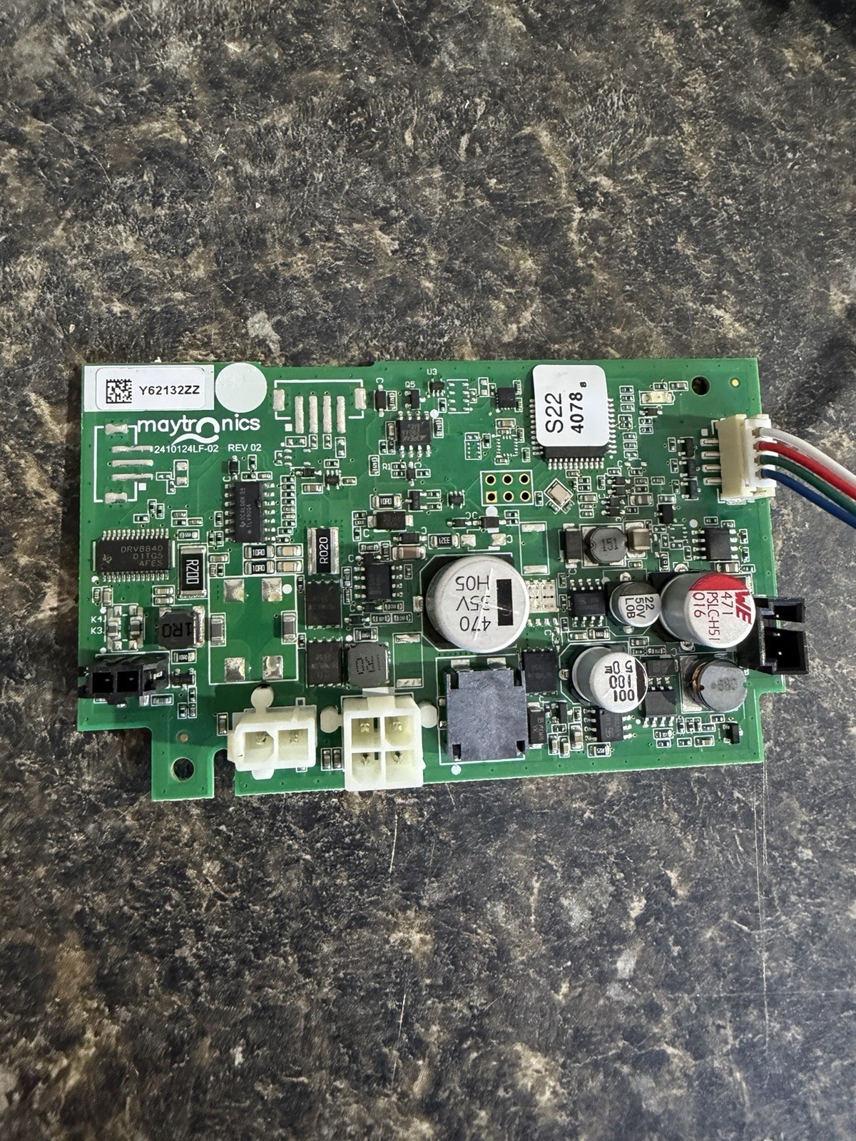 Dolphin Pcb 2410124LF-02 Rev 02 Printed Circuit Board Tested With Led