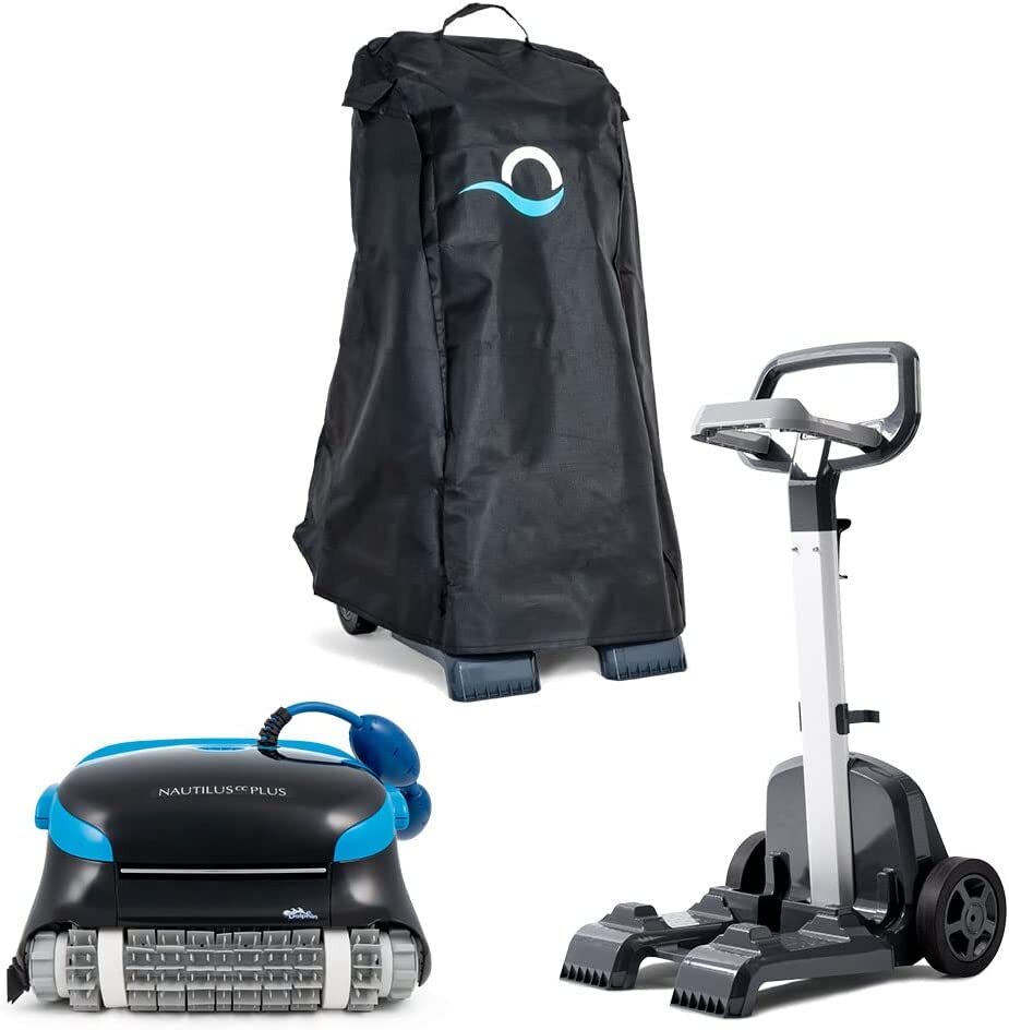 Dolphin Nautilus CC Plus Robotic Pool Vacuum Cleaner with Wi-Fi, Caddy & Cover