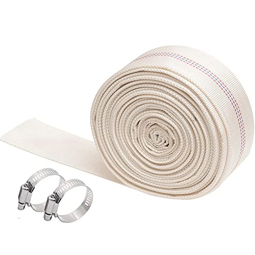 3 Inch x Length Swimming Pool Backwash Hose, PVC Lay-Flat 3 Inch ID 26.2 Feet
