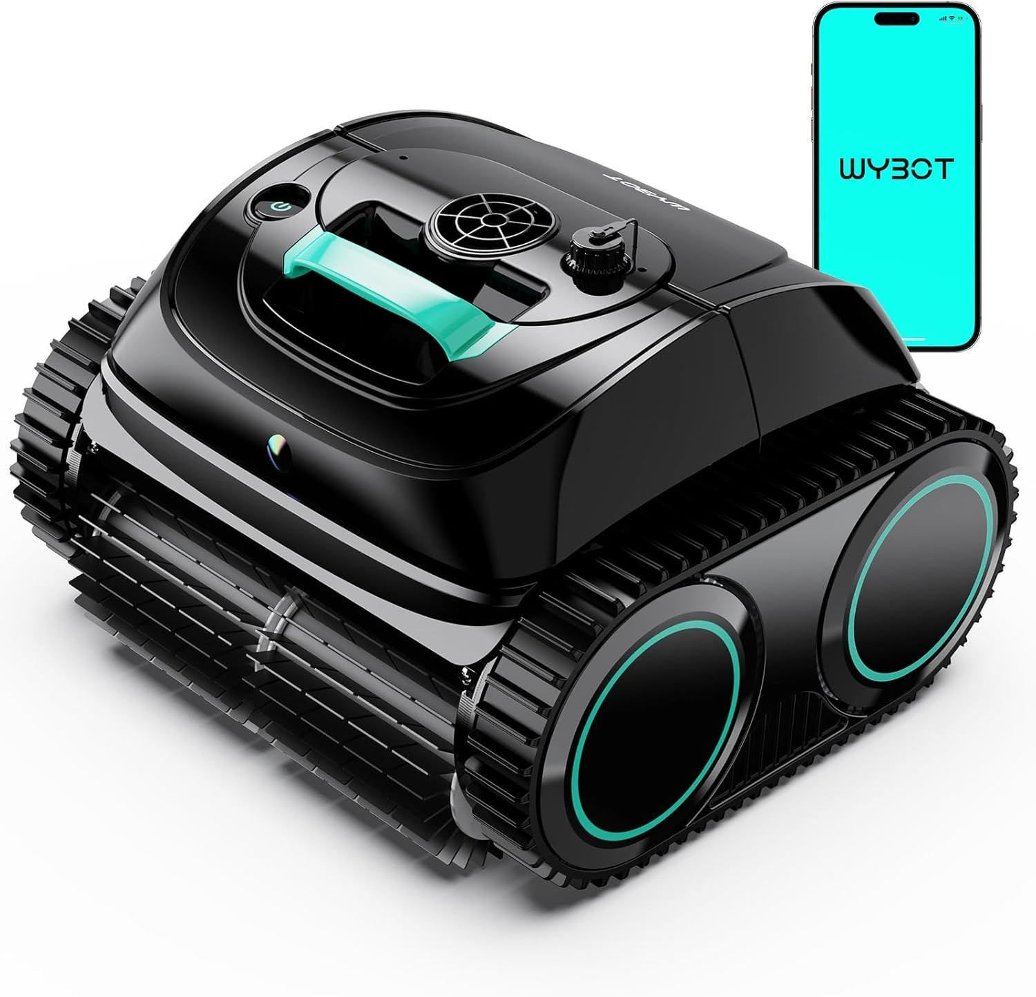 WYBOT C1 Cordless Robotic Pool Vacuum Smart Cleaner App Control 150 Min