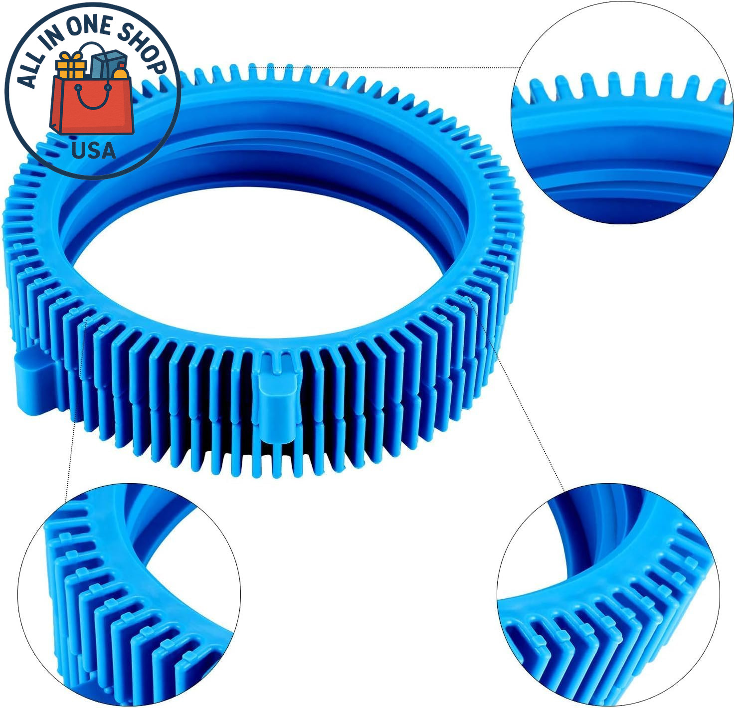 Blue Front Tire Kit for Hayward Pool Cleaners and Phoenix Models 2-Pack