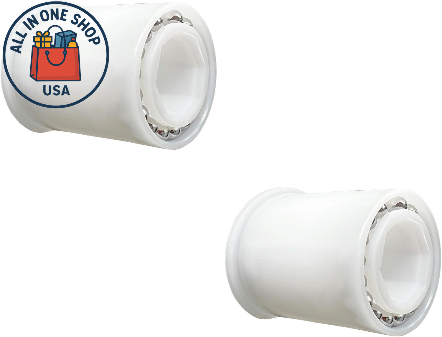 316 Stainless Steel Pool Cleaner Bearings for Hayward & Poolvergnuegen (2 Pcs)