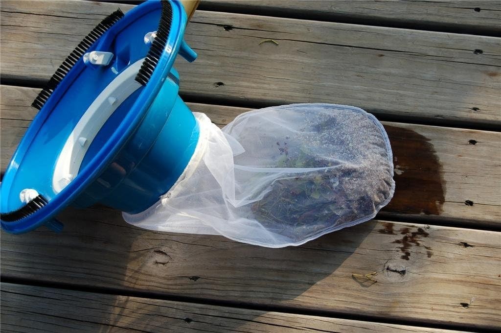 Durable Pull & Lock Mesh Bag for Efficient Pool Leaf Cleaning – 1