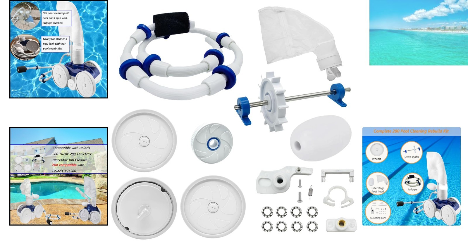 Comprehensive Replacement Kit for Polaris 280 & BlackMax – Shop with Confidence!