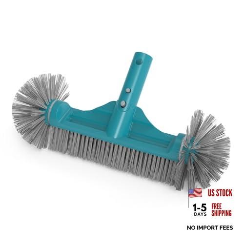 Plastic Pool Brushes 12.5&Prime; with Round Ends – 12&Prime;