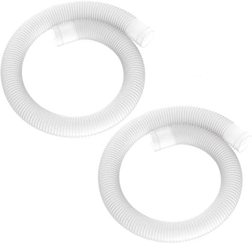1-1/4 Inch x 3ft Replacement Pool Hose for Summer Waves Pool Skimmer – 2 Pack