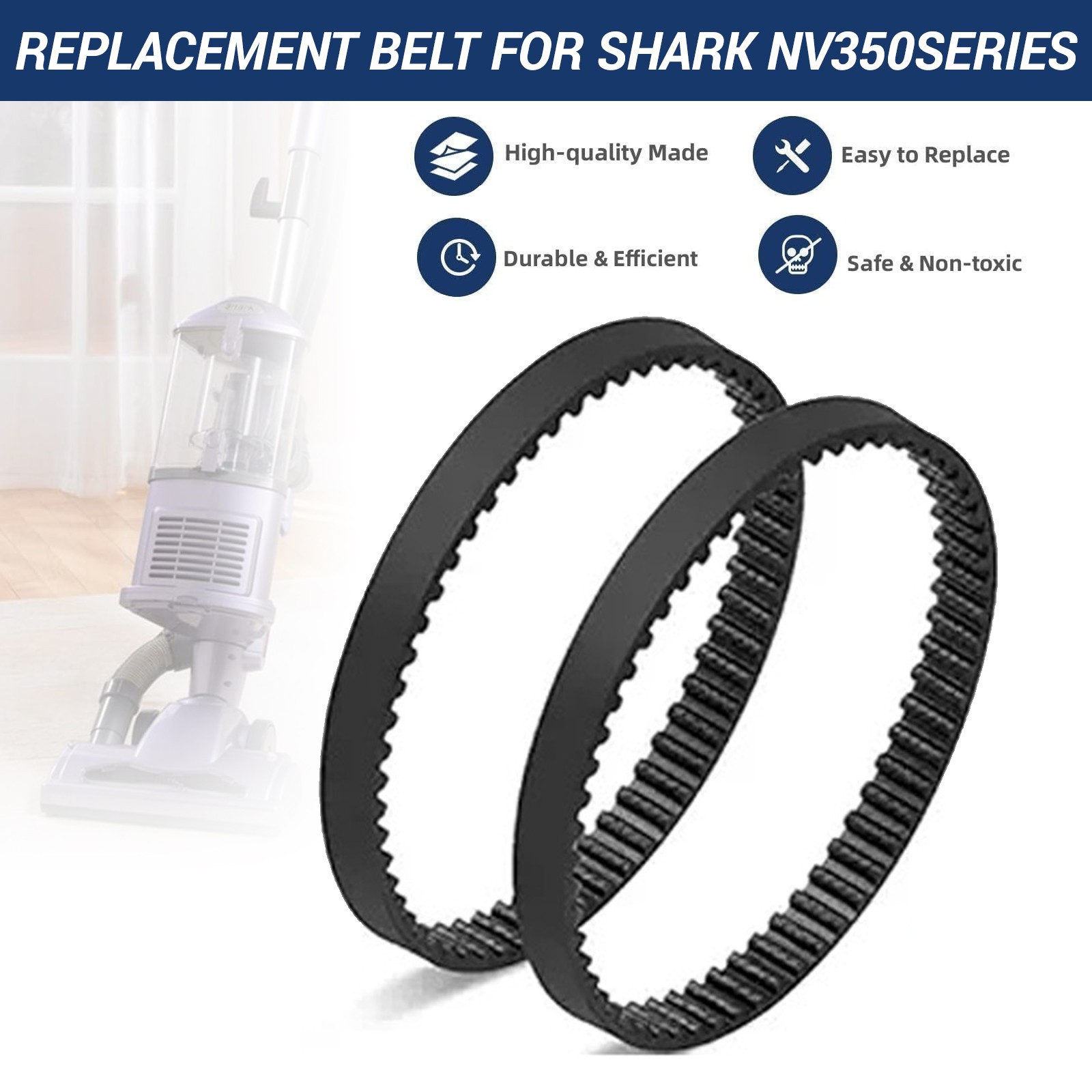 1-10pcs Replacement Belt For Shark NV350 NV351 NV360 UV440 NV41 Vacuum Cleaner