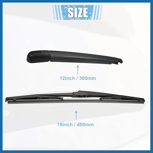 Rear Windshield Wiper Blade Arm Replacement Set OEM Quality Fit for Lexus