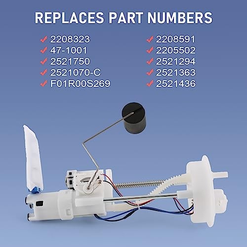 2205502 Fuel Pump Assembly replacement for Polaris RZR 900 EPS/XC/S EPS 2015