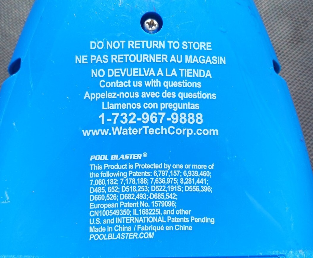 Water Tech Aqua Broom Pool Blaster Battery Operated- Works- Pre-owned
