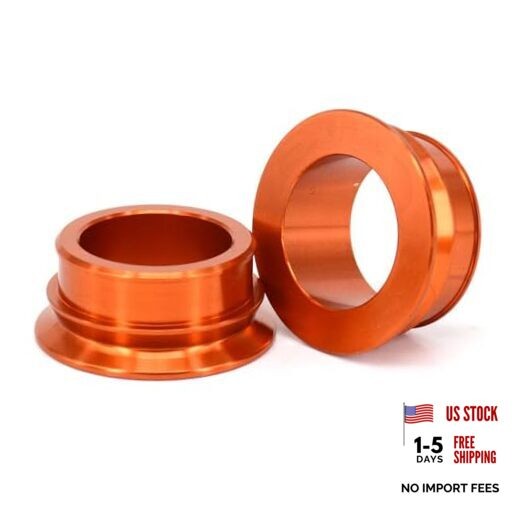 Orange Rear Wheel Spacer Kit Compatible with/Replacement For KTM SX/SX-F/XC-F