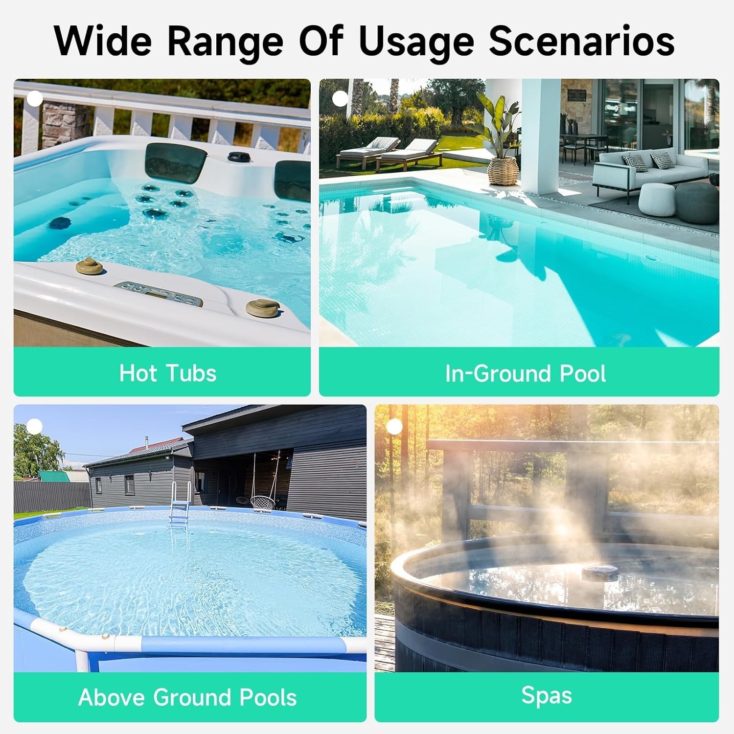 Hyson 100P Handheld Pool Vacuum Rechargeable Telescopic Pole 60 Min