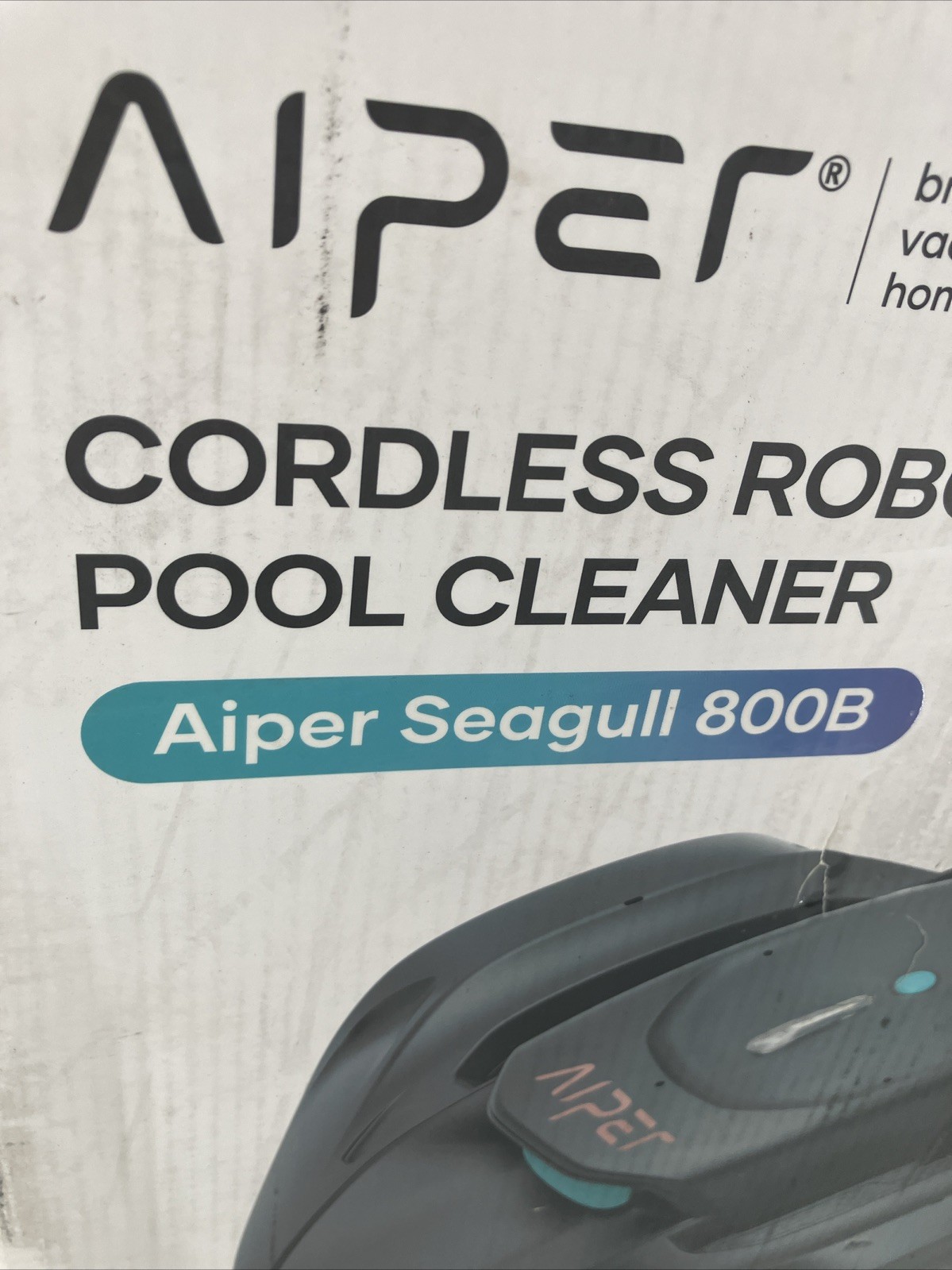 AIPER Seagull 800B 90-Min Battery Life Flat Pool up to 860 sq.ft