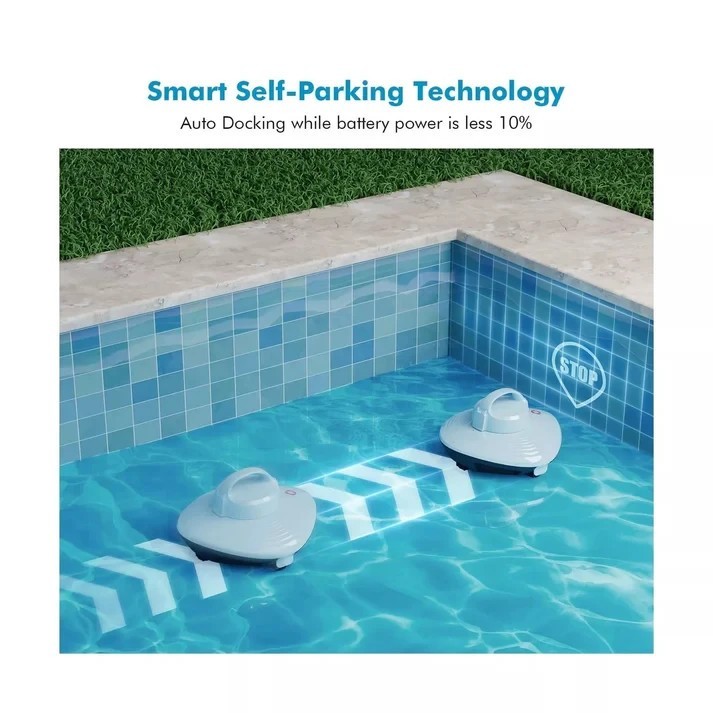 Seauto Cordless Pool Vacuum Above Ground Pool & Inground Swimming Pool