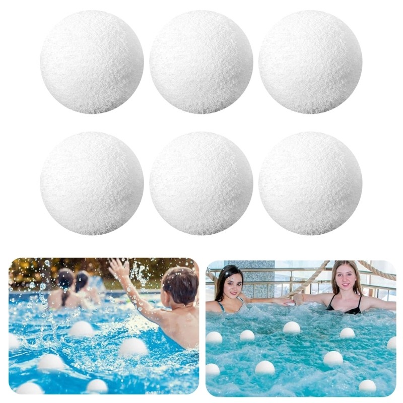 Delicate Hot Tub Scum Sponge Balls Easy to Use Sponge Sphere Filter Boosters