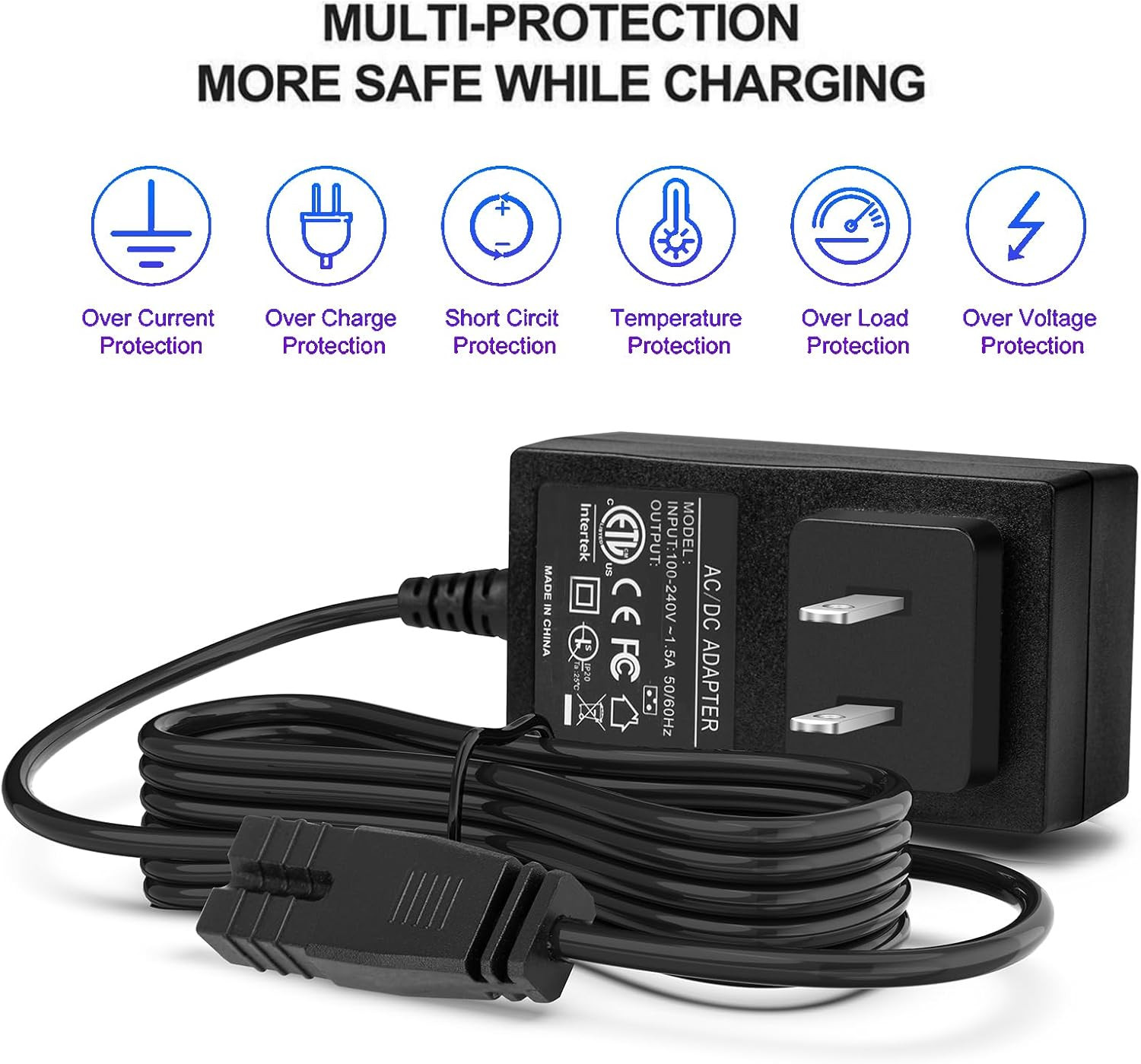 12.6V Quick Charger for Wybot Osprey Robotic Pool Cleaner Compatible with Wybot