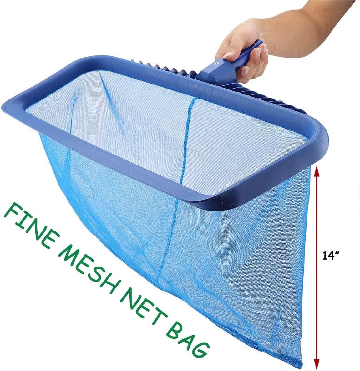 Upgraded Pool Skimmer Net with Reinforced Frame
