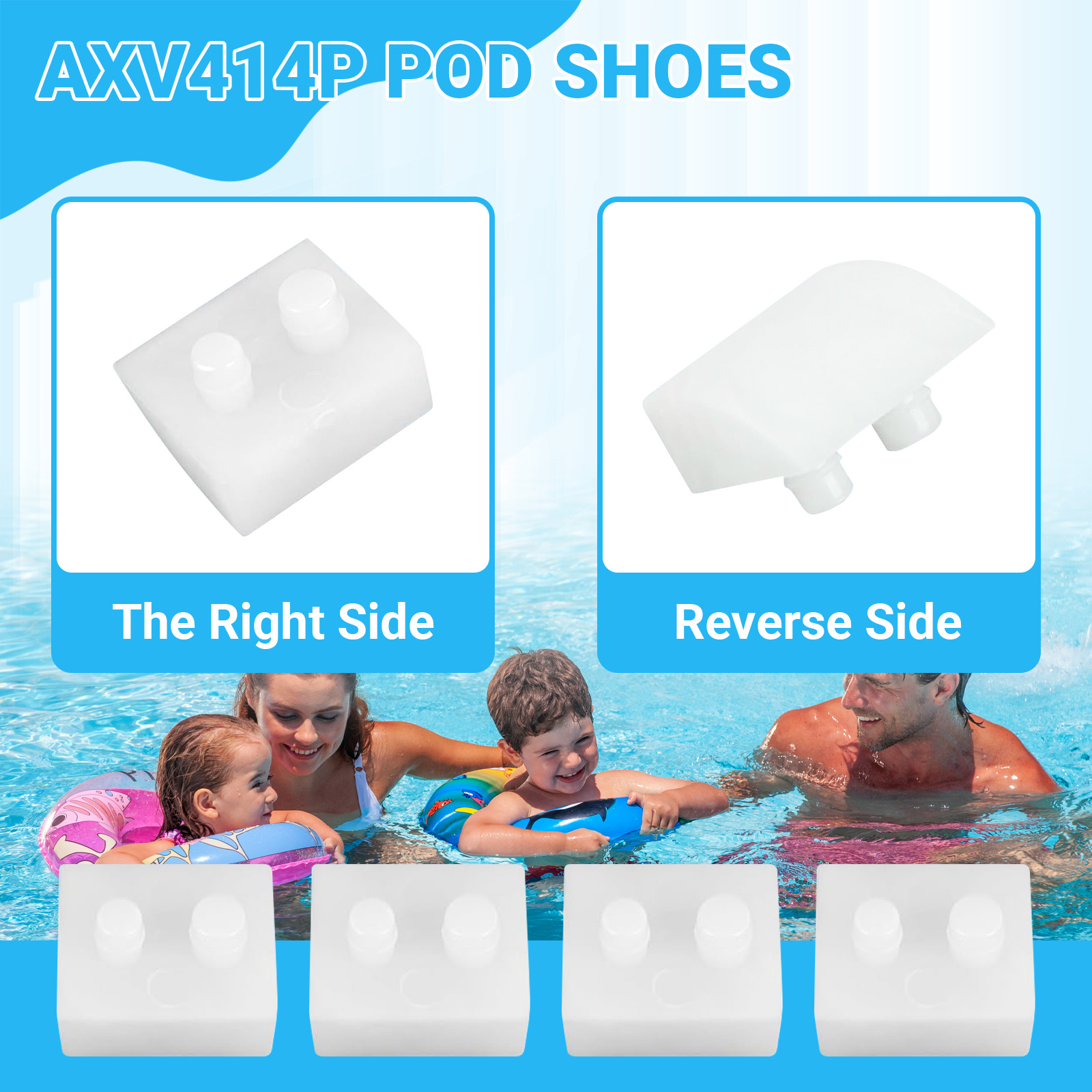 Beaquicy AXV414604WHP Pool Cleaner Replacement for Pool Vac XL/Pro Suction Side