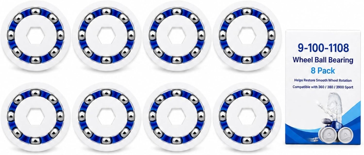 8 Pack Replacement Ball Bearings for Polaris Pool Cleaners – Enhanced Mobility