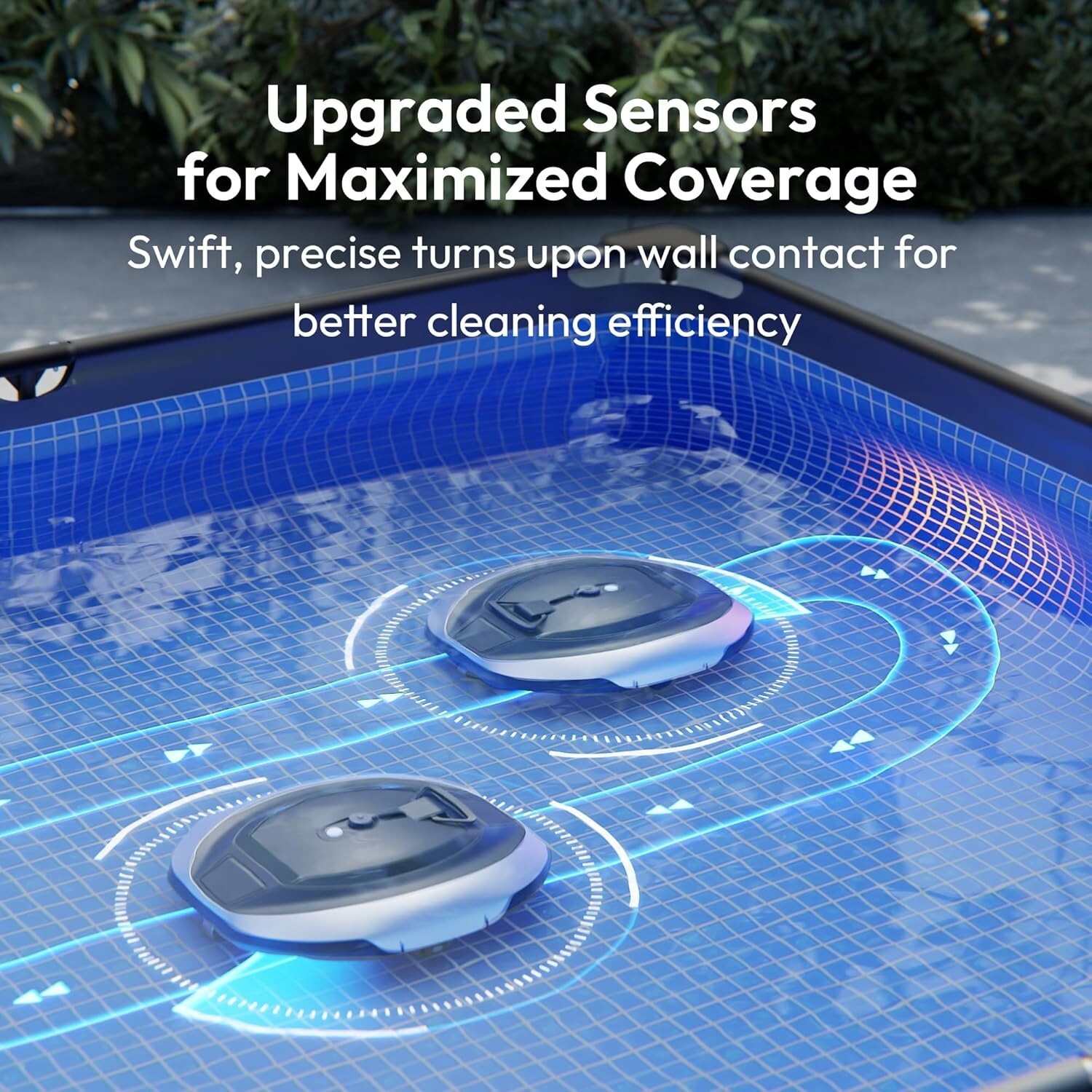 AIPER Cordless Robotic Pool Vacuum, Self-Parking Technology, Portable, Ideal for