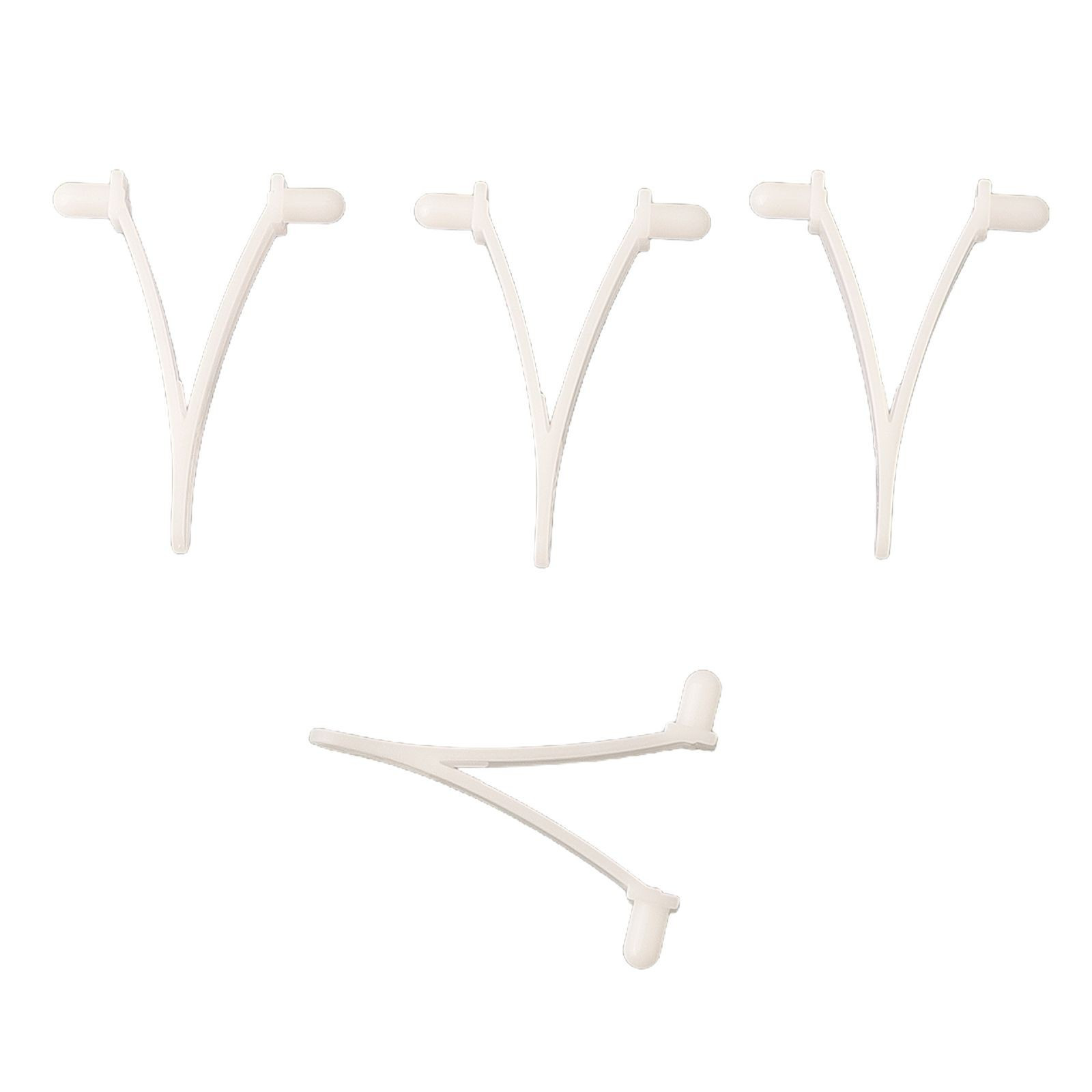 4 X V Style Wishbone Spring Clip For Swimming Pool Telescopic Poles V-clip
