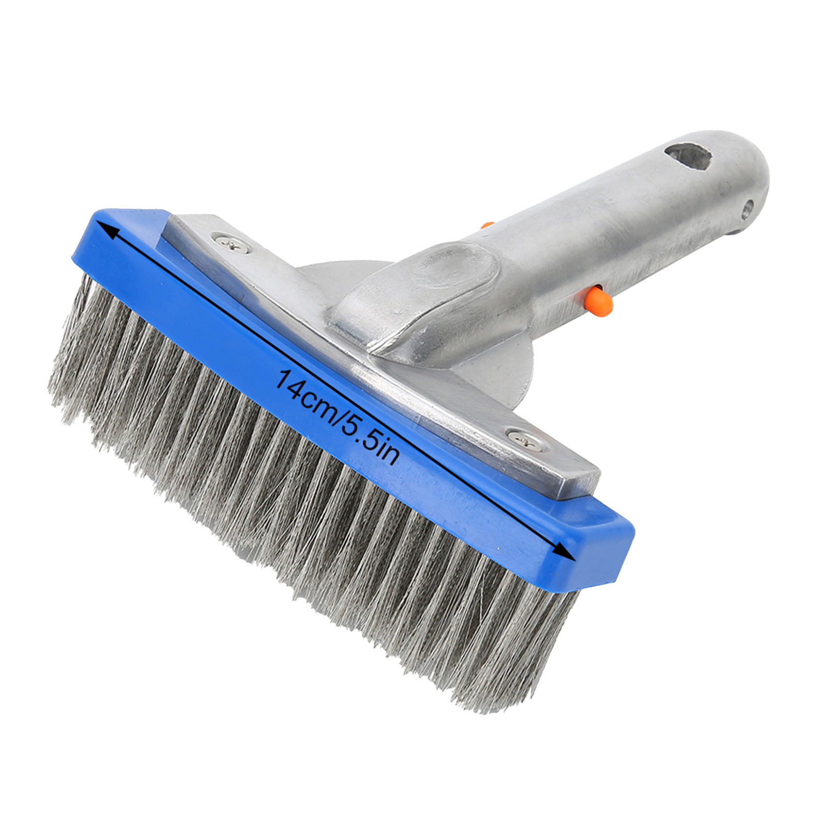 New 5.5in Swimming Pool Stainless Steel Brush For Spa Pond Floor Wall Cleaning A
