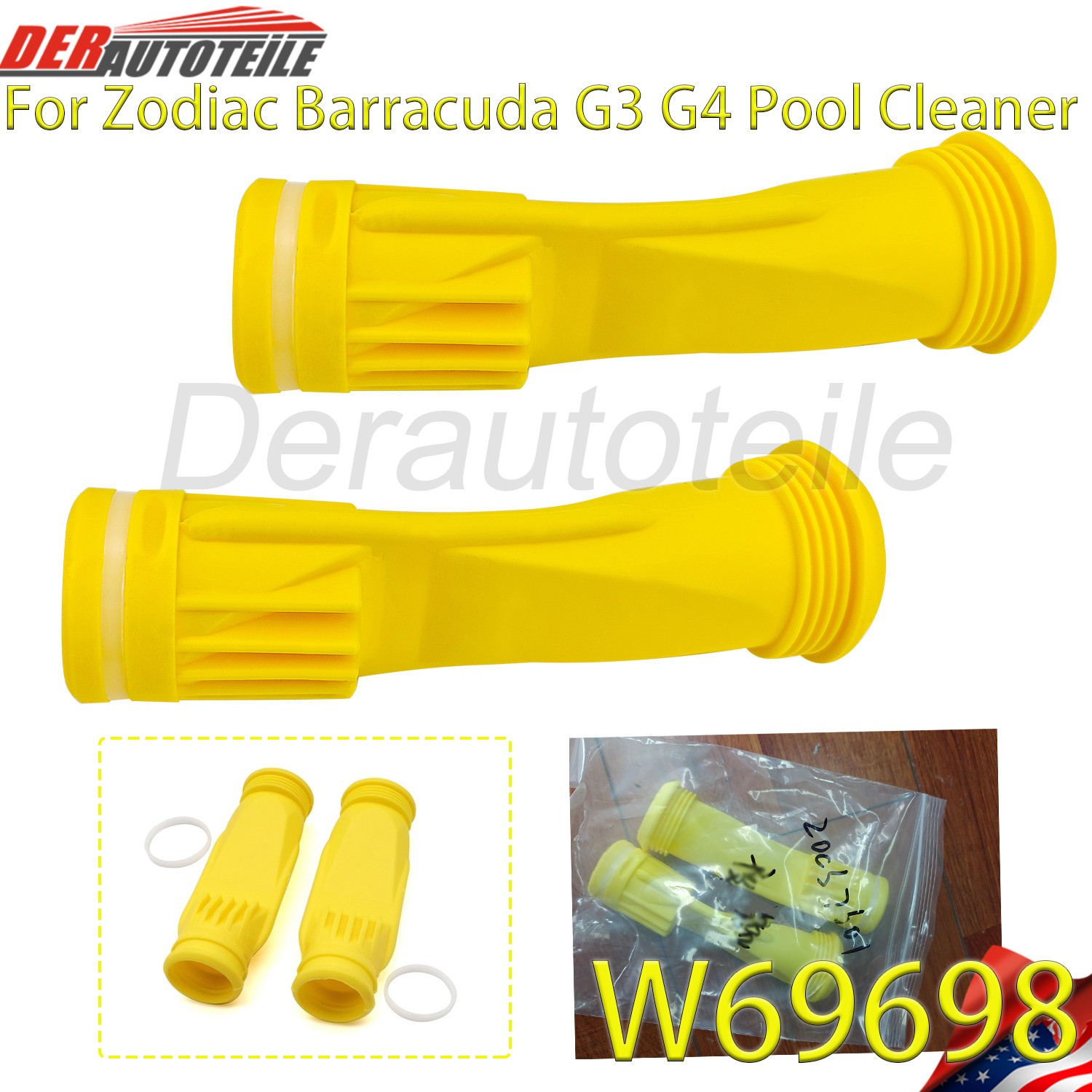 New 2PCS Diaphragm W69698 W/ Ring For Zodiac Barracuda G3 G4 Pool Cleaner