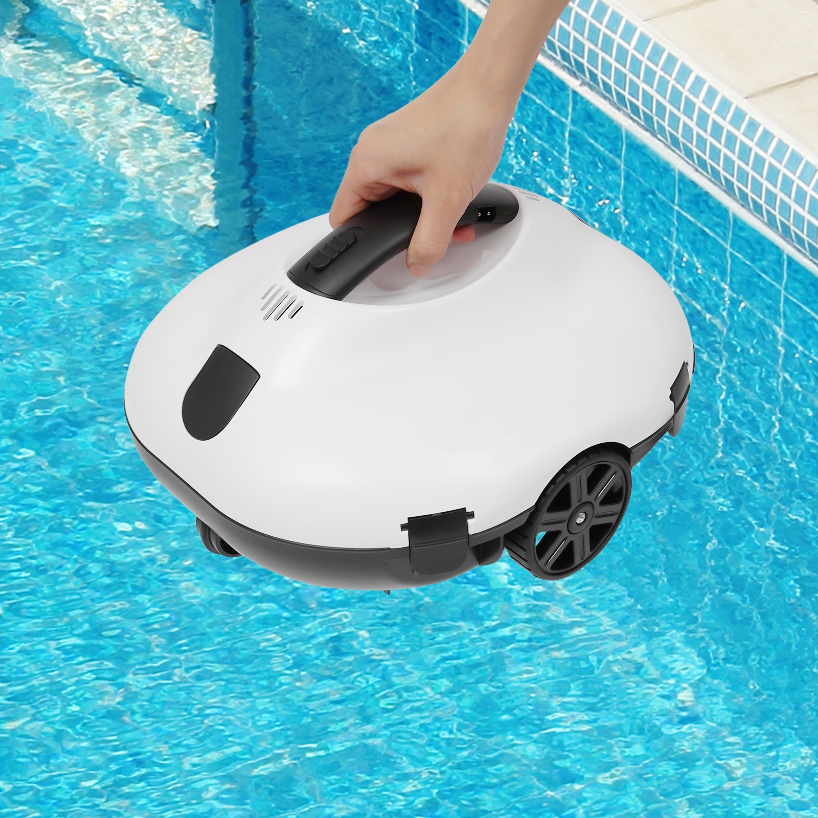 Pool Cleaner Robotic Swimming Pool Cleaning Machine Automatic Pool Cleaner 0.5L