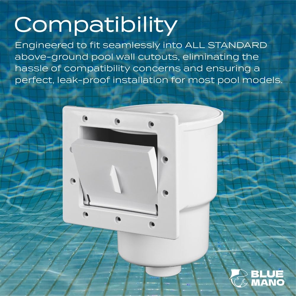 Standard Above Ground Pool Skimmer Complete Kit, for SP1091LX, 45-400, 32190,