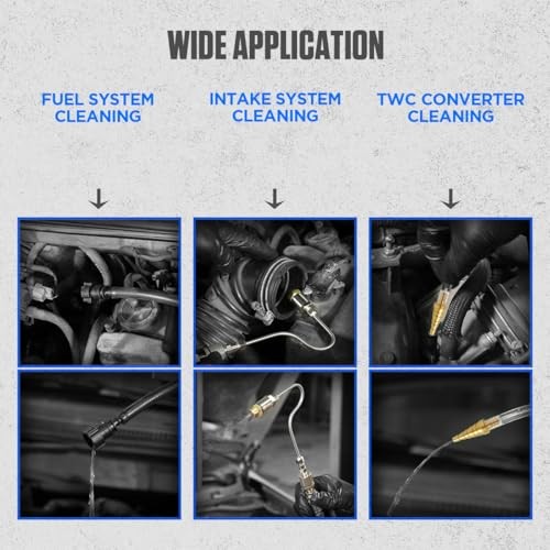 Fuel Injector Cleaner Kit, Automotive Fuel System Cleaning Kit, 1000ML Non