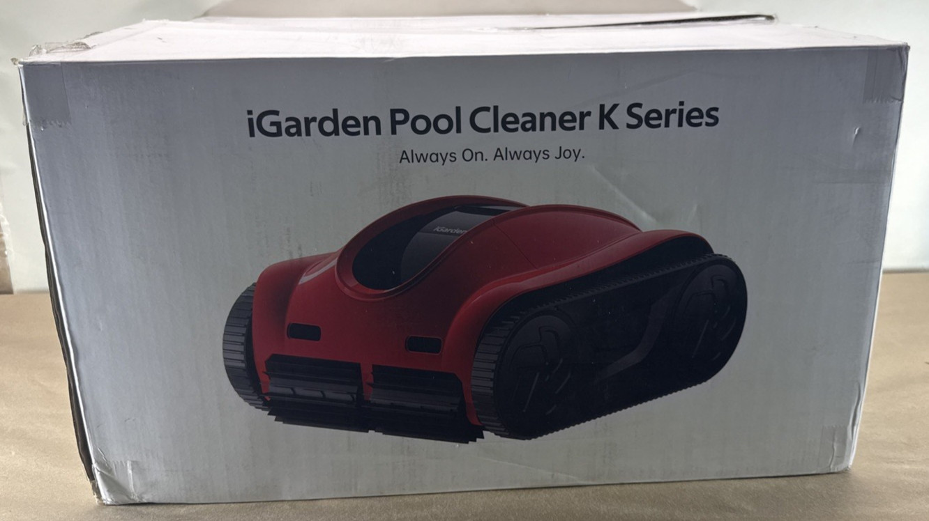 iGarden K Pro 100 Cordless Robotic Pool Cleaner Tested Works w/ Box