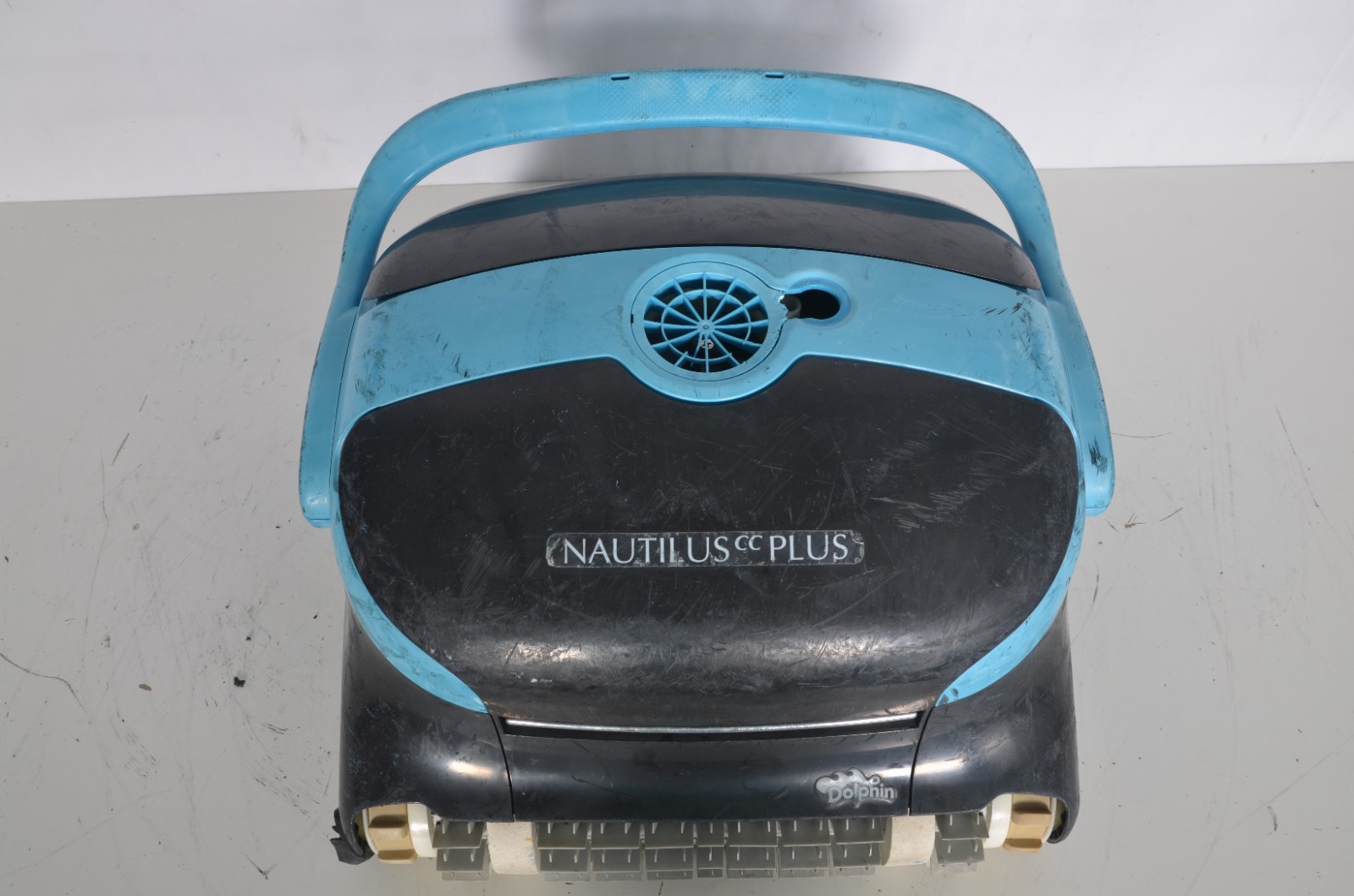 Dolphin Nautilus CC Plus Robotic Pool Cleaner Blue/Black As Is Parts Repair
