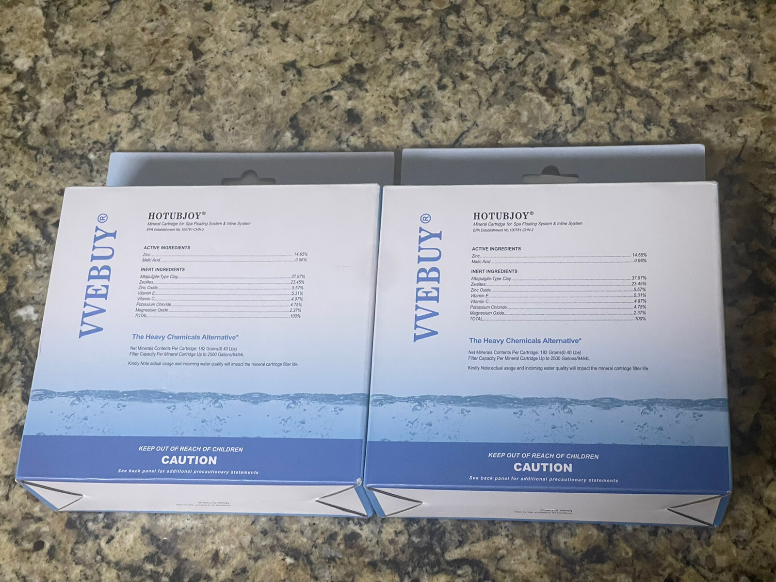 (Lot Of 2) 3 Pack HOTUBJOY Hot Tub Filter Spa Mineral Cartridge Sticks VVEBUY