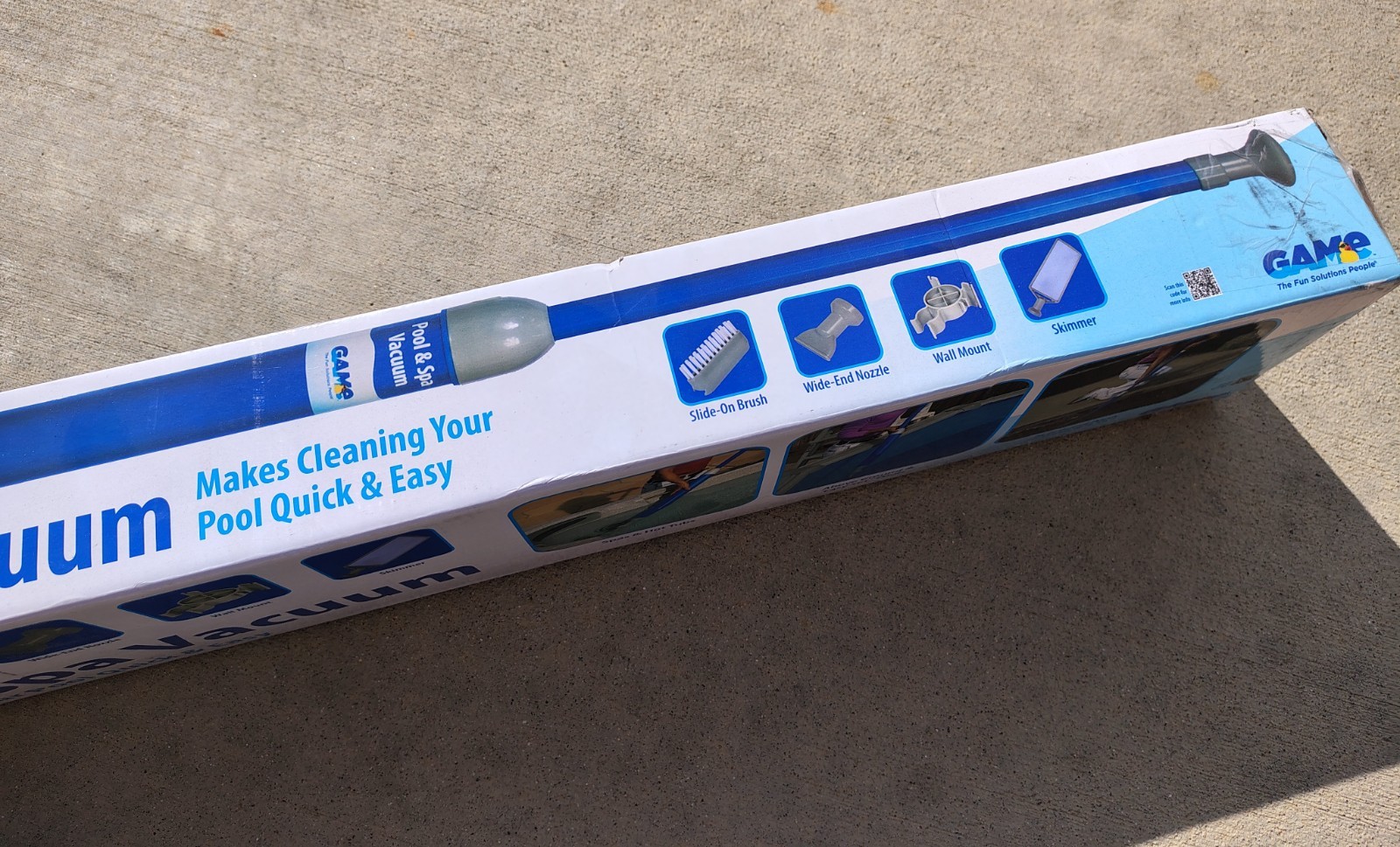 GAME 4855 Manual Handheld Swimming Pool and Spa Pump Vacuum Cleaner