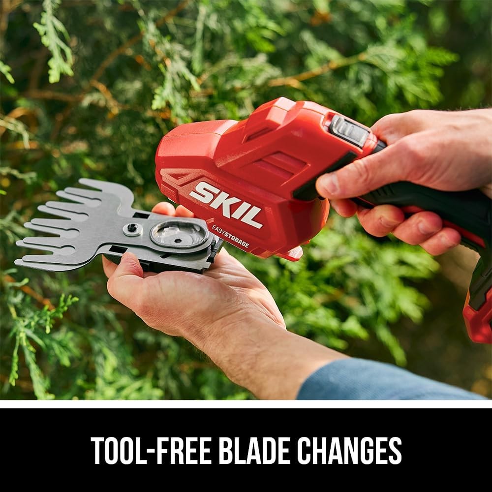 SKIL PWR CORE 20 20V Shear & Shrub 2-in-1 Kit Including 2.0Ah Battery and Charge