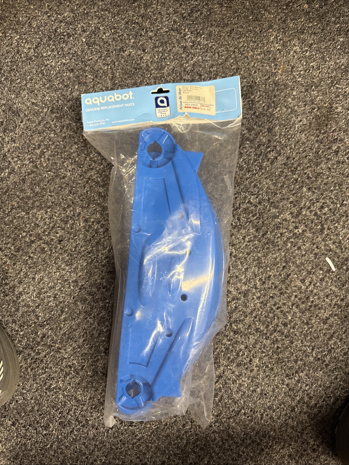 Aqua Products Aquabot Pair Side Plate 2038BL 2038 SERIES, BLUE Authentic NEW