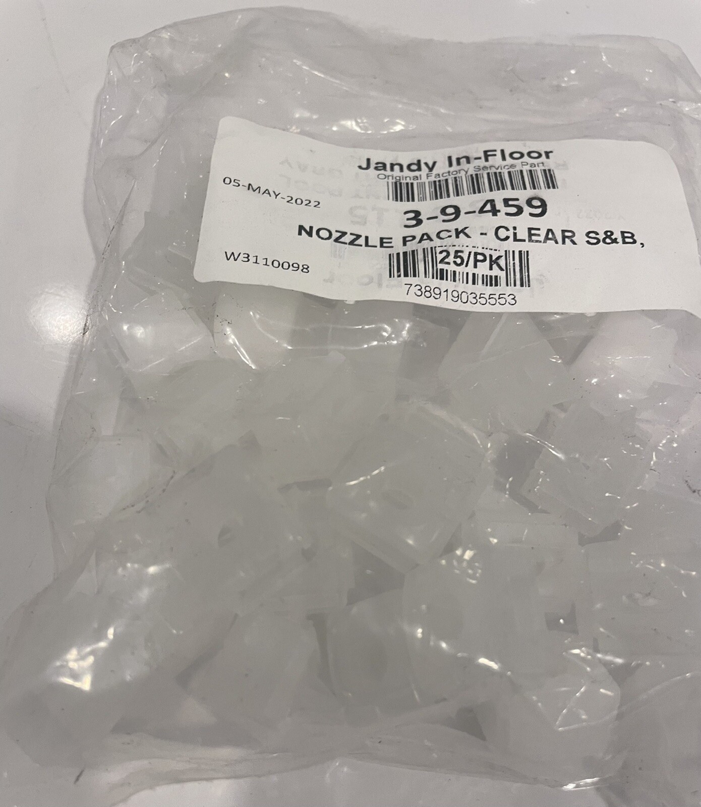 Jandy 3-9-459 Caretaker Clear Step & Bench Nozzle 25 PACK NEW! FREE SHIPPING!
