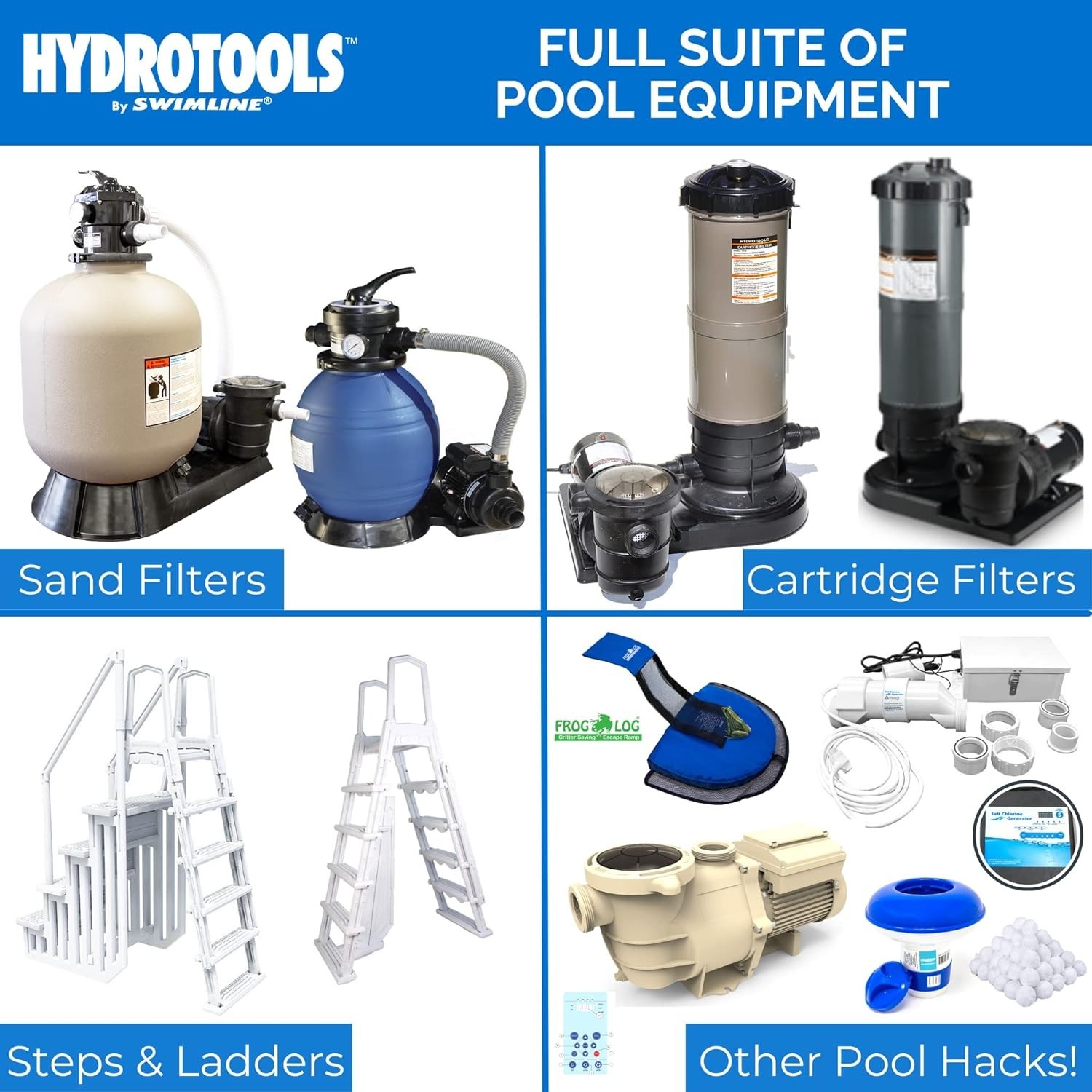 HYDROTOOLS Manual Vacuum Head Attachment For Inground & Above Ground Pools |W…