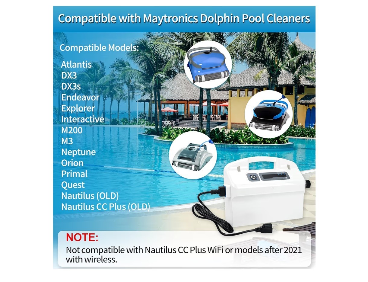 9995672 Power supply replacement for Dolphin pool cleaners 9995672-US-ASSY Read