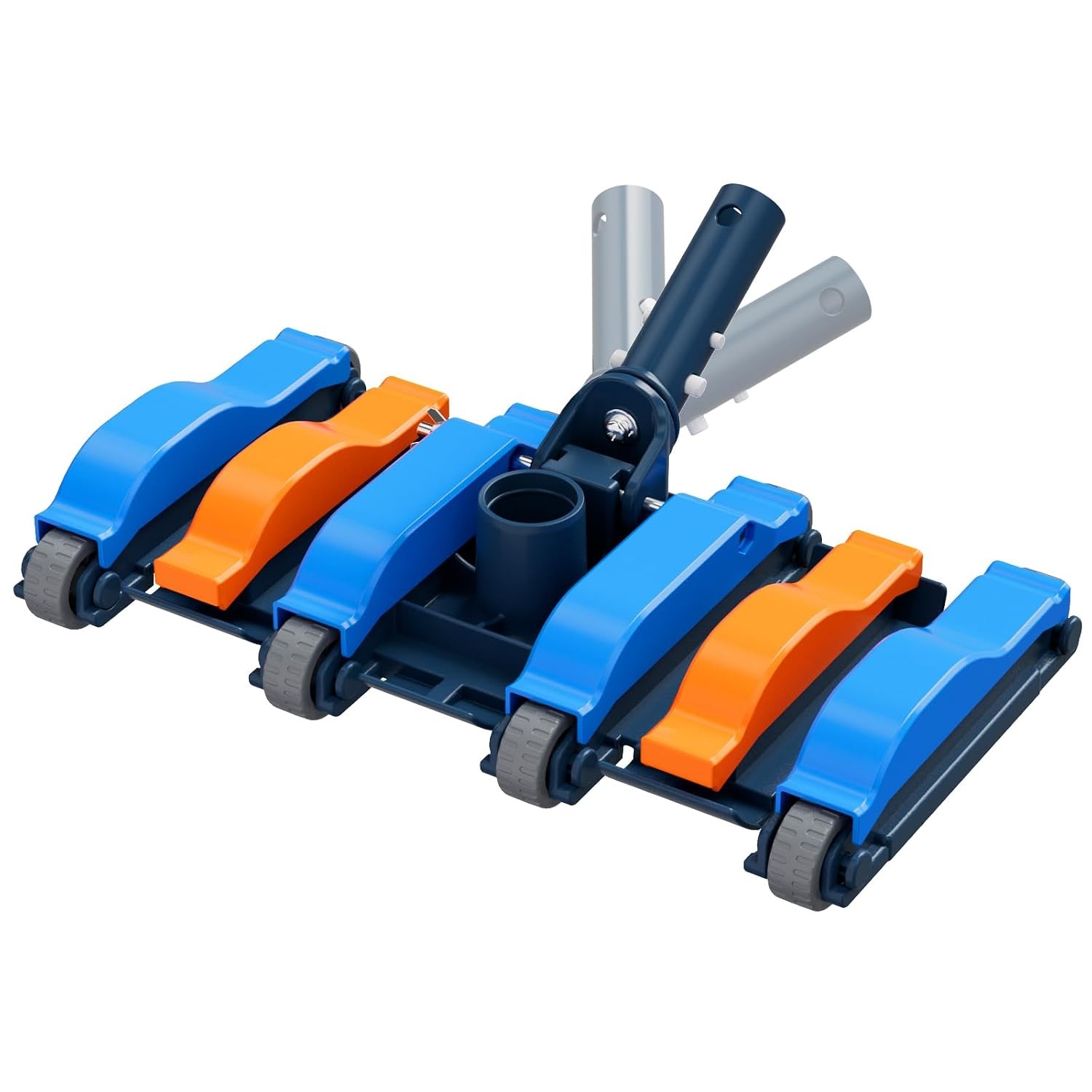 Commercial-Grade 4.4 LB Weighted Pool Vacuum Head with Swivel Handle, Profession