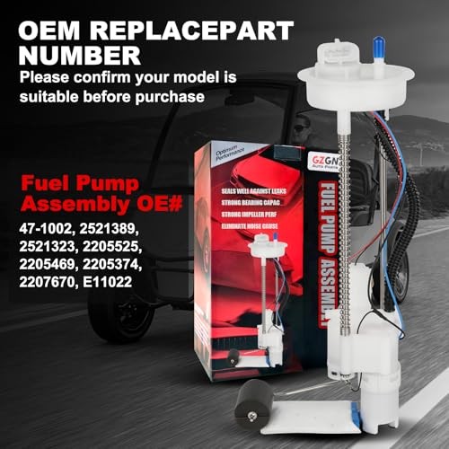 Fuel Pump Assembly with Tank Seal Compatible with Polaris Sportsman 570 47-1002