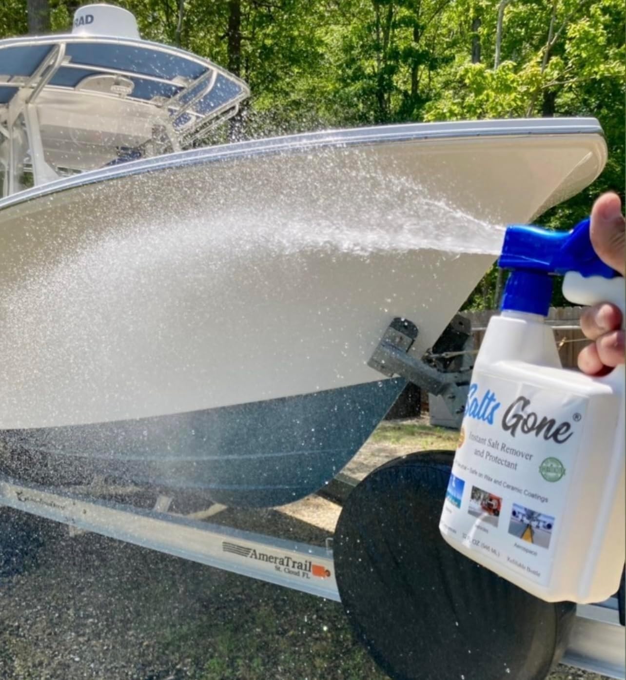 Fast-Acting 1 Gallon Salt Removal Spray – Safe on Ceramic & Wax Coatings