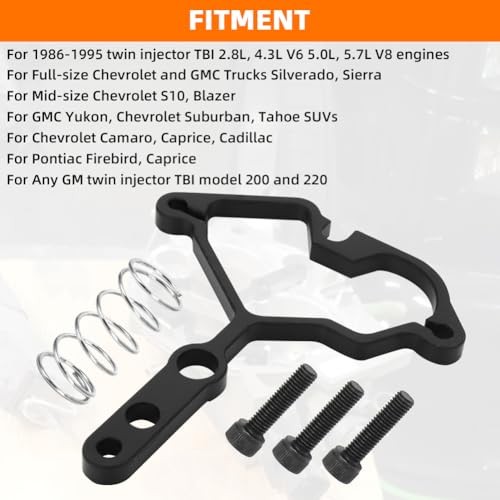 TBI Rebuild Kit Injector Spacer for GMC GM 2.8L 4.3L V6 5.0 5.7L V8 Engine