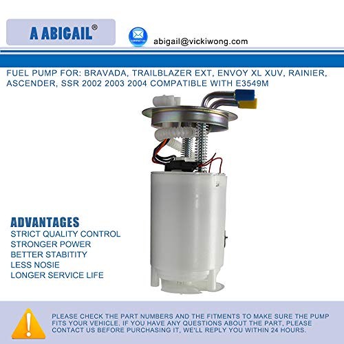 Fuel Pump Assembly E3549M Replacement for Compatible with 2002 2003 2004 Chevy