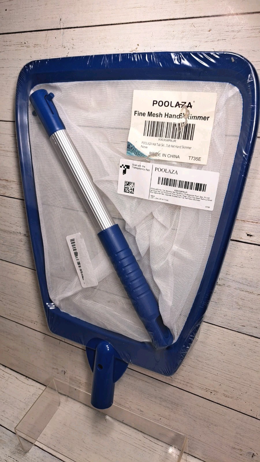 Hot Tub Skimmer Net Handheld, Professional Pool, Spa Skimmer Net with…